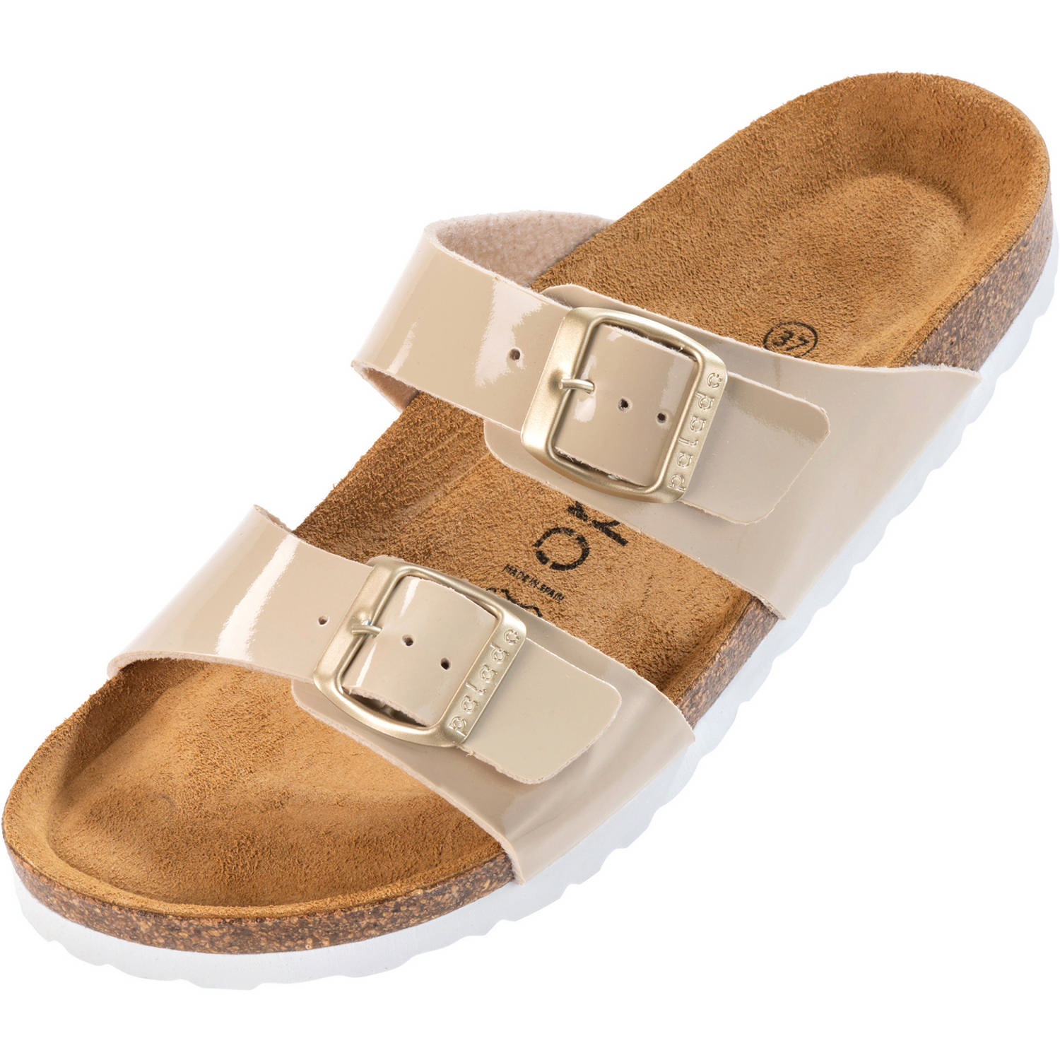 Palado Samos PF, Pantoletten, Damen, Lack Beige
