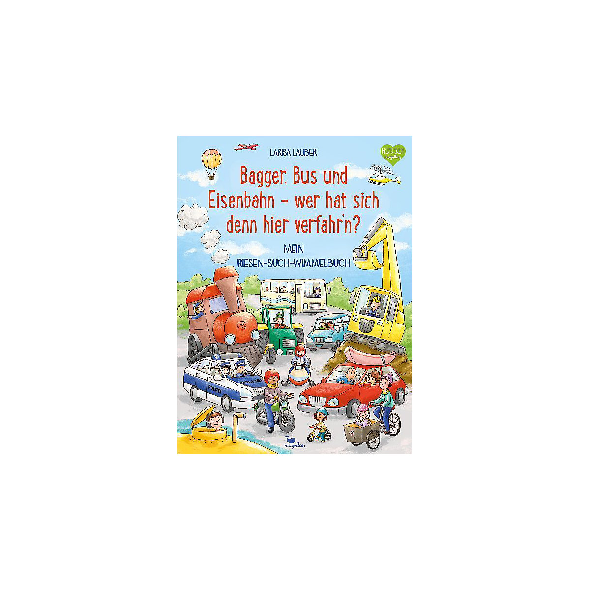 Bagger, Bus und Eisenbahn: wer hat sich denn hier verfahr'n