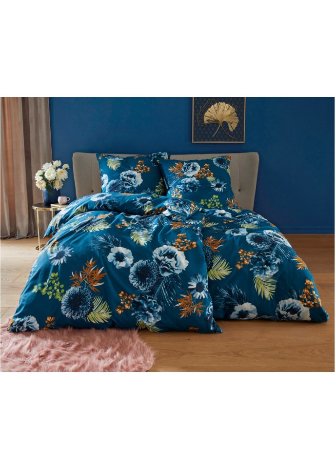 Bettwäsche mit Blüten