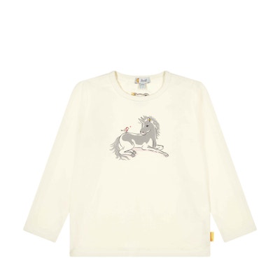 T-Shirt langarm, beige für Mädchen