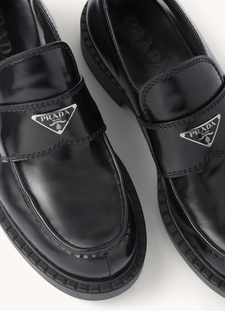 Prada Chocolate leather loafer