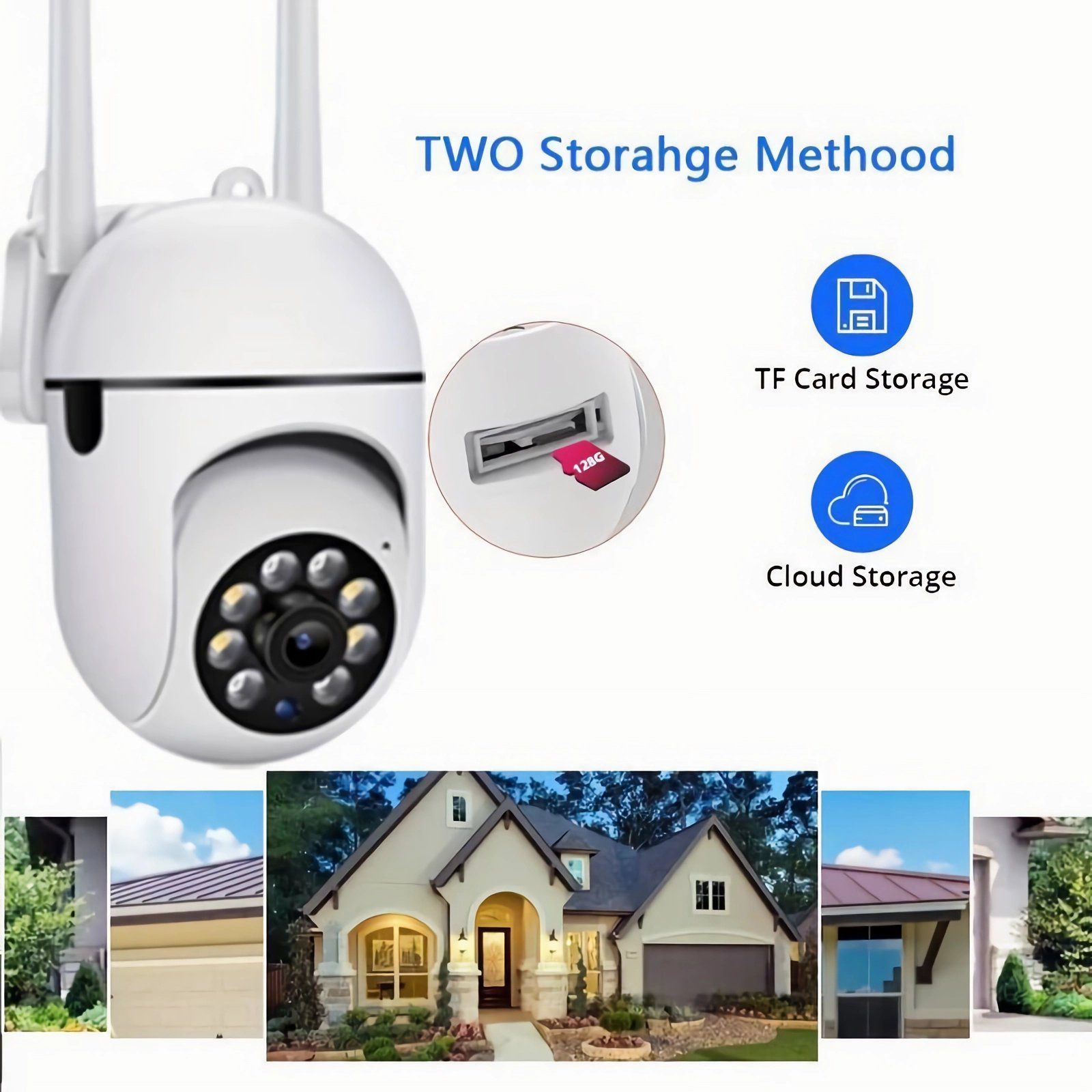 Bolwins B98D WIFI IP Überwachung Kamera Dual Band Wireless Nachtsicht Video Überwachungskamera
