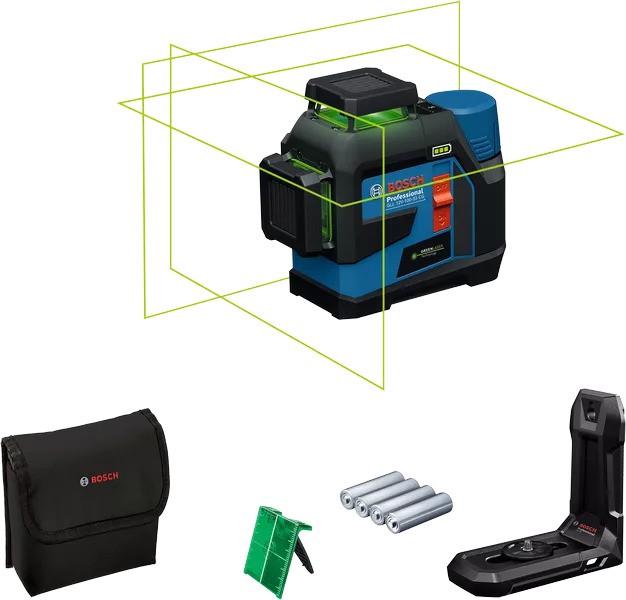 Bosch Blue 0601065400 GLL 12V-100-33 CG Professional křížový laser