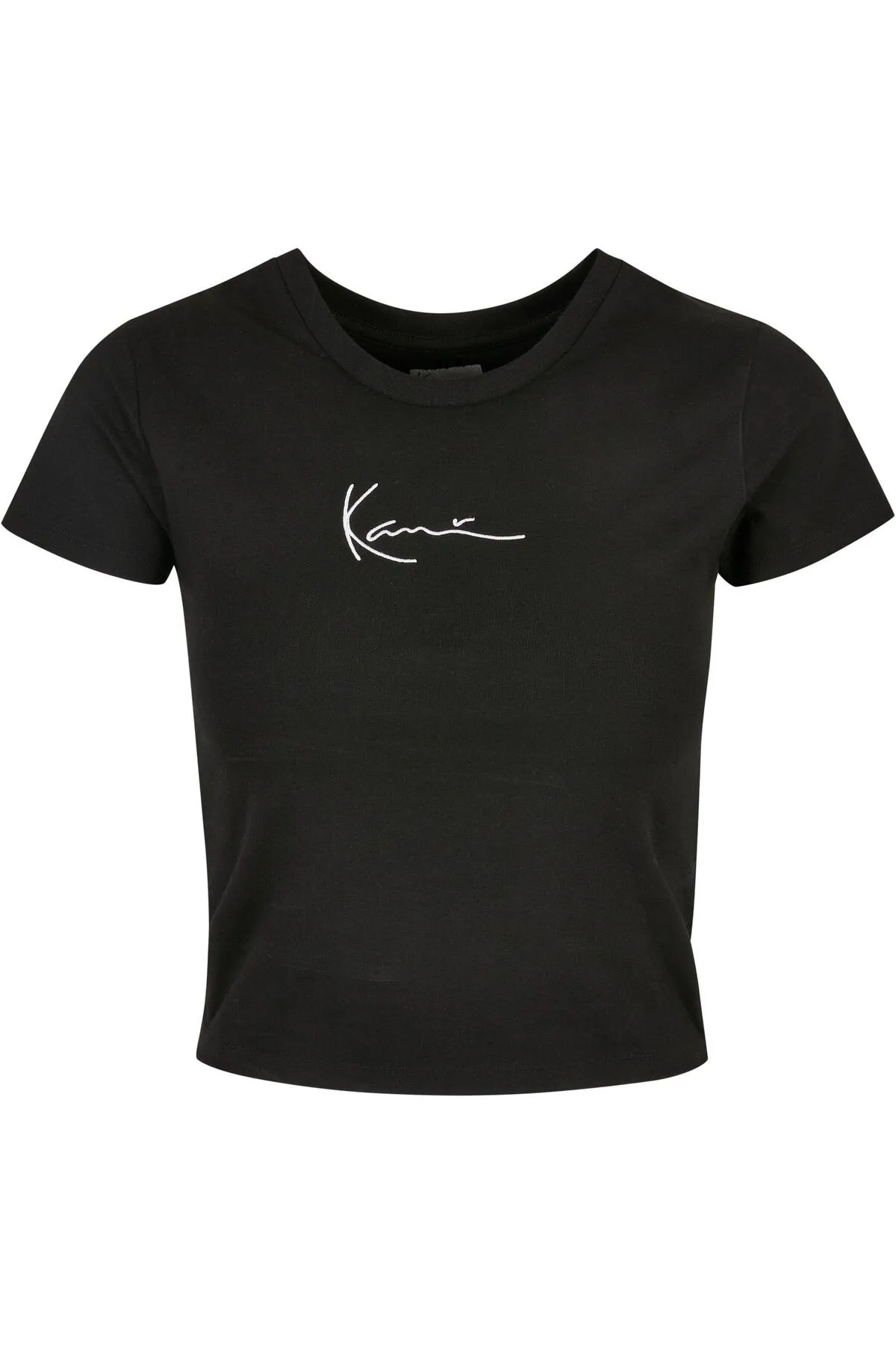 KARL KANI  Damen KKWQ22002BLK SMALL SIGNATURE SHORT TEE BLK