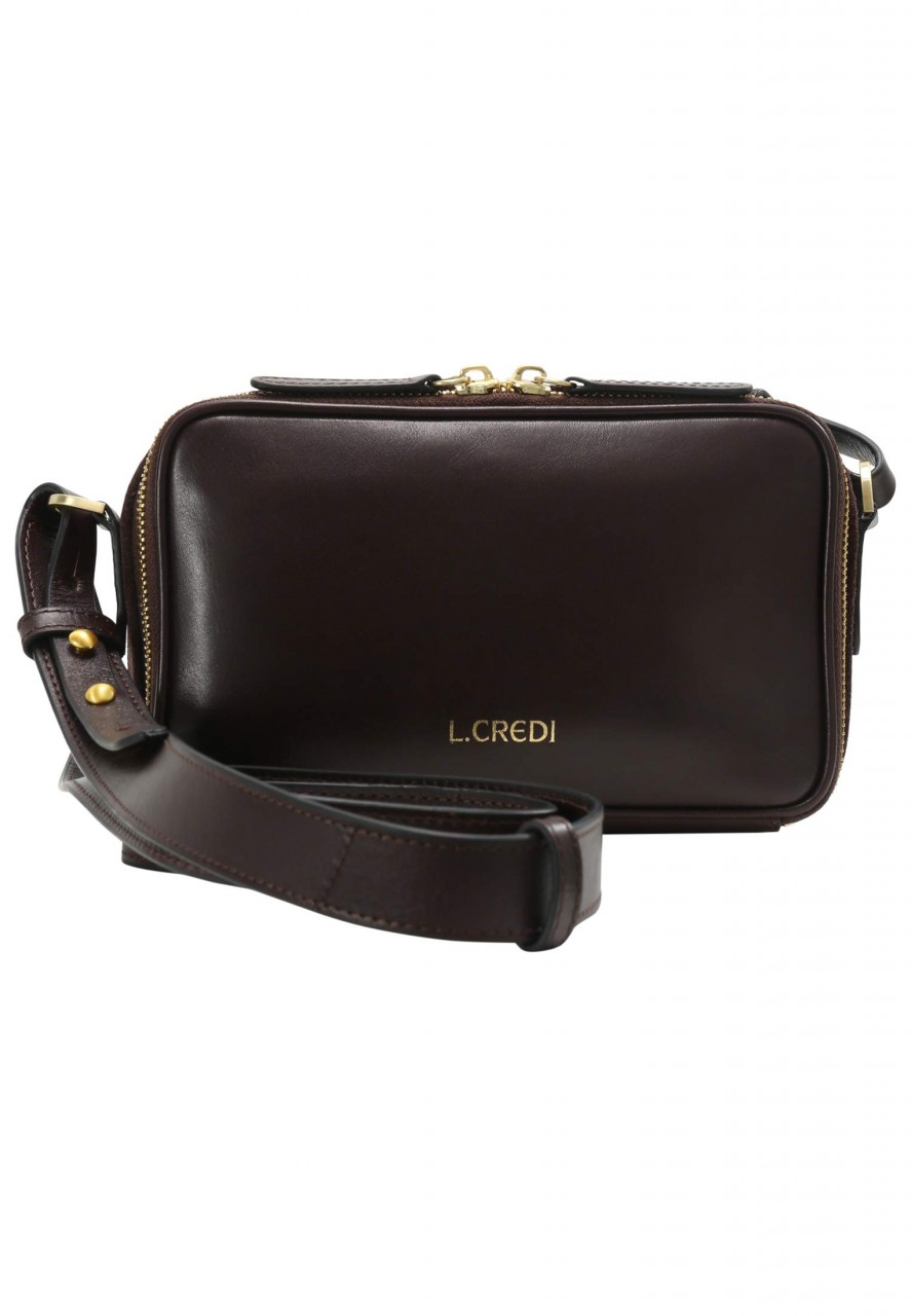 L. CREDI Handtaschen braun
