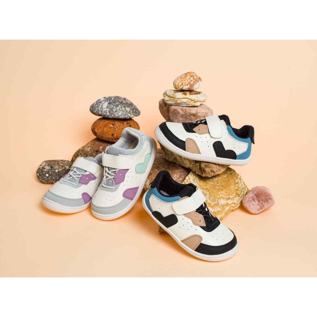 LBL Leopard Grey Barfuß-Sneakers BBA23223-WP