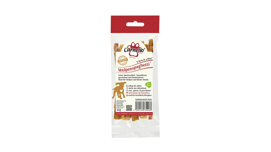 Carnello Hundesnack Welpenspaghetti 30 g