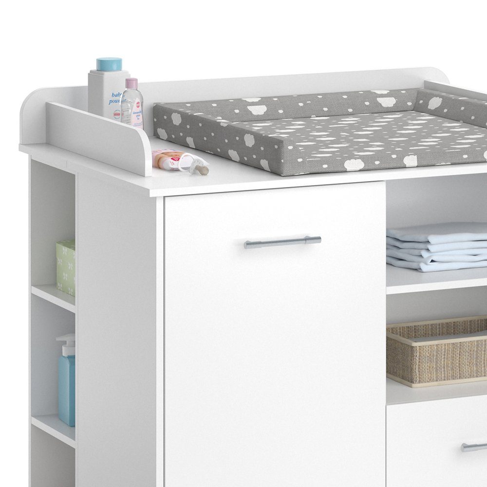 Vicco Wickelkommode Wickeltisch Wickelschrank LEA Weiß