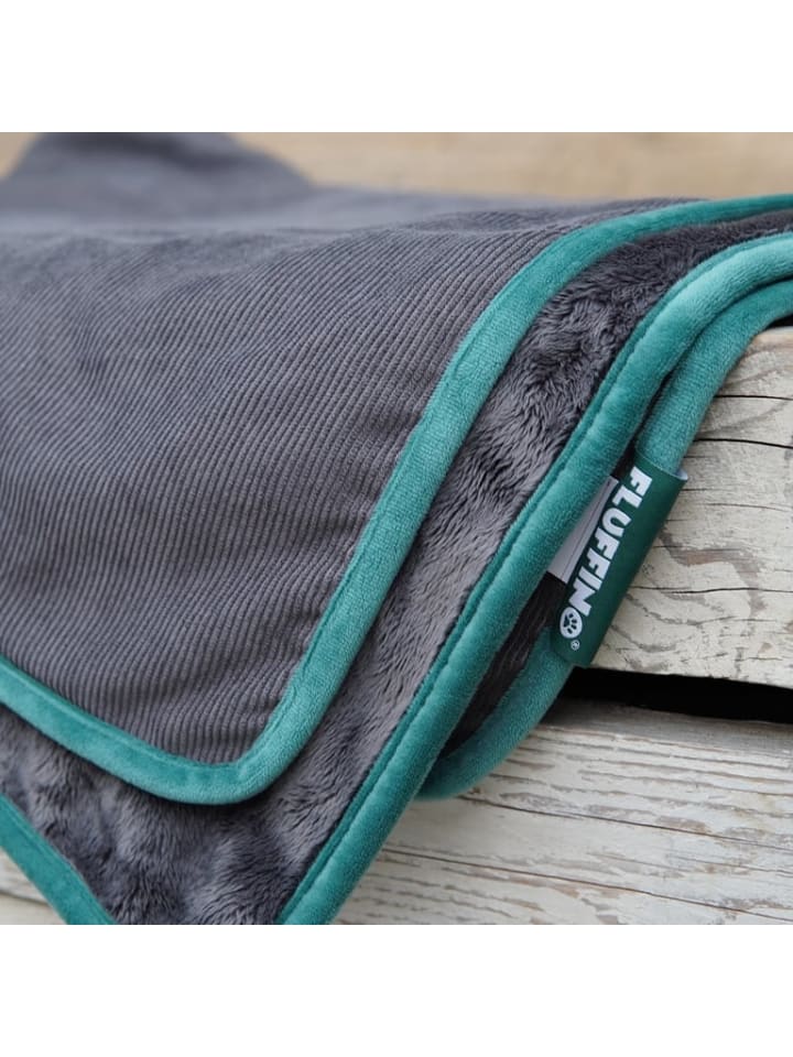 FLUFFINO Hundedecke/ Wendedecke / Kuscheldecke - 150x100 cm - Grau günstig kaufen onesize