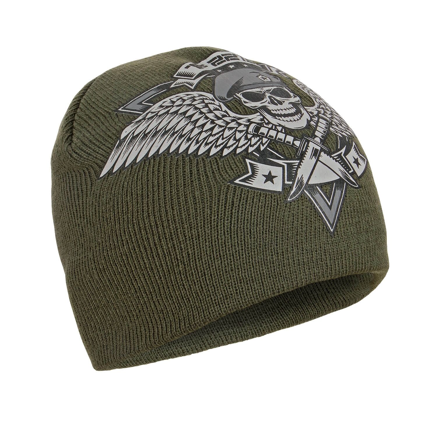 Beanie Skull & Wings