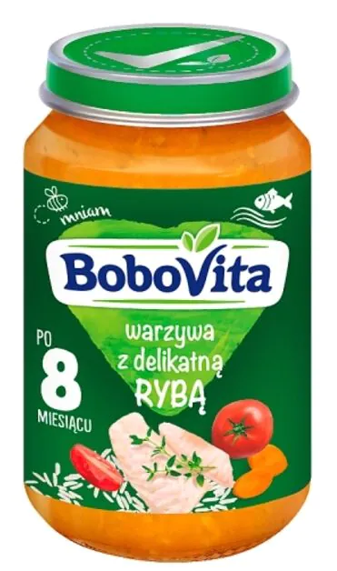 Бобовита Вечера са поврћем и нежном рибом после 8 месеци