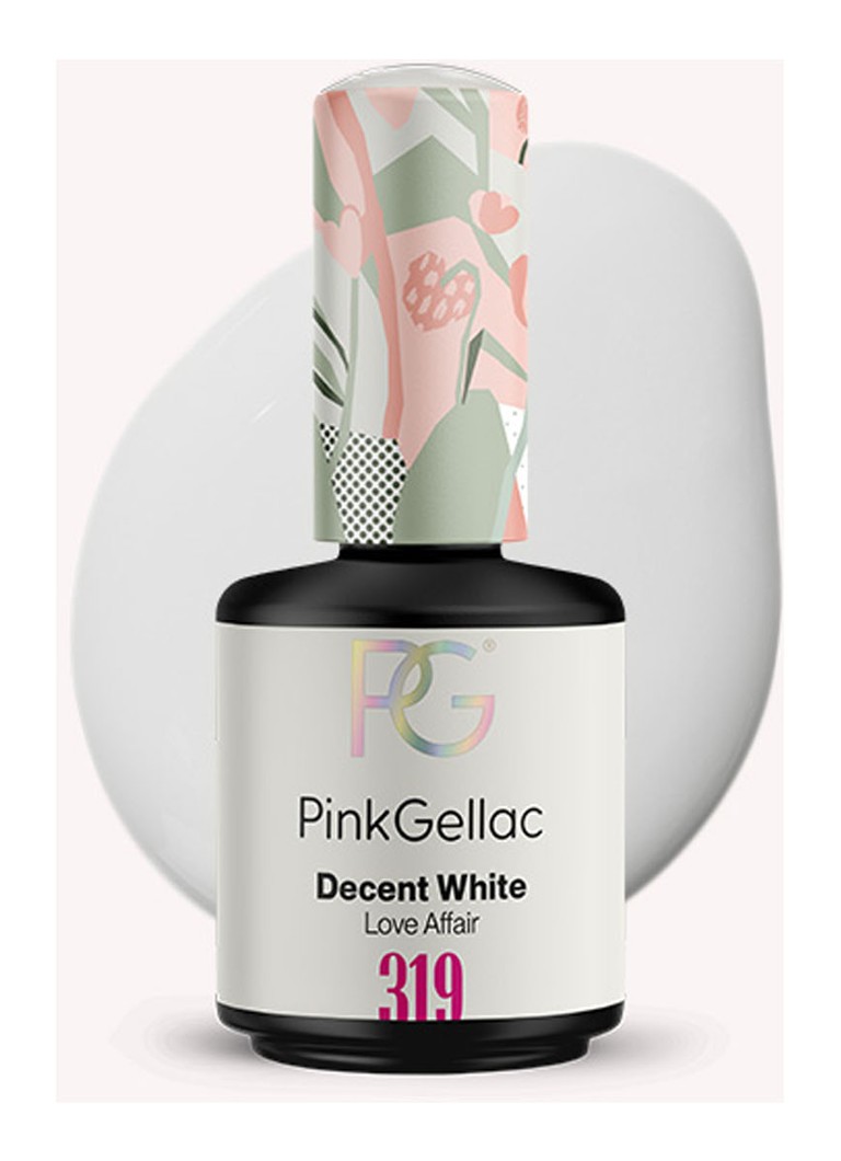 Pink Gellac 319 Decent White - nagu laka