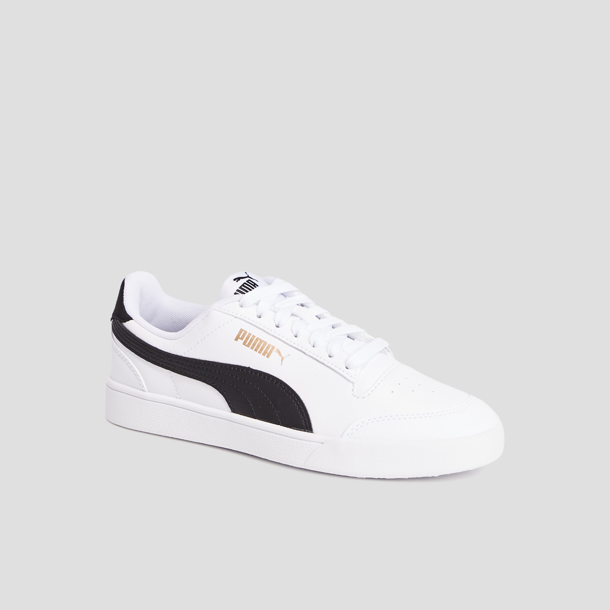 Tennis à lacets Puma Shuffle blanc garçon | La Halle