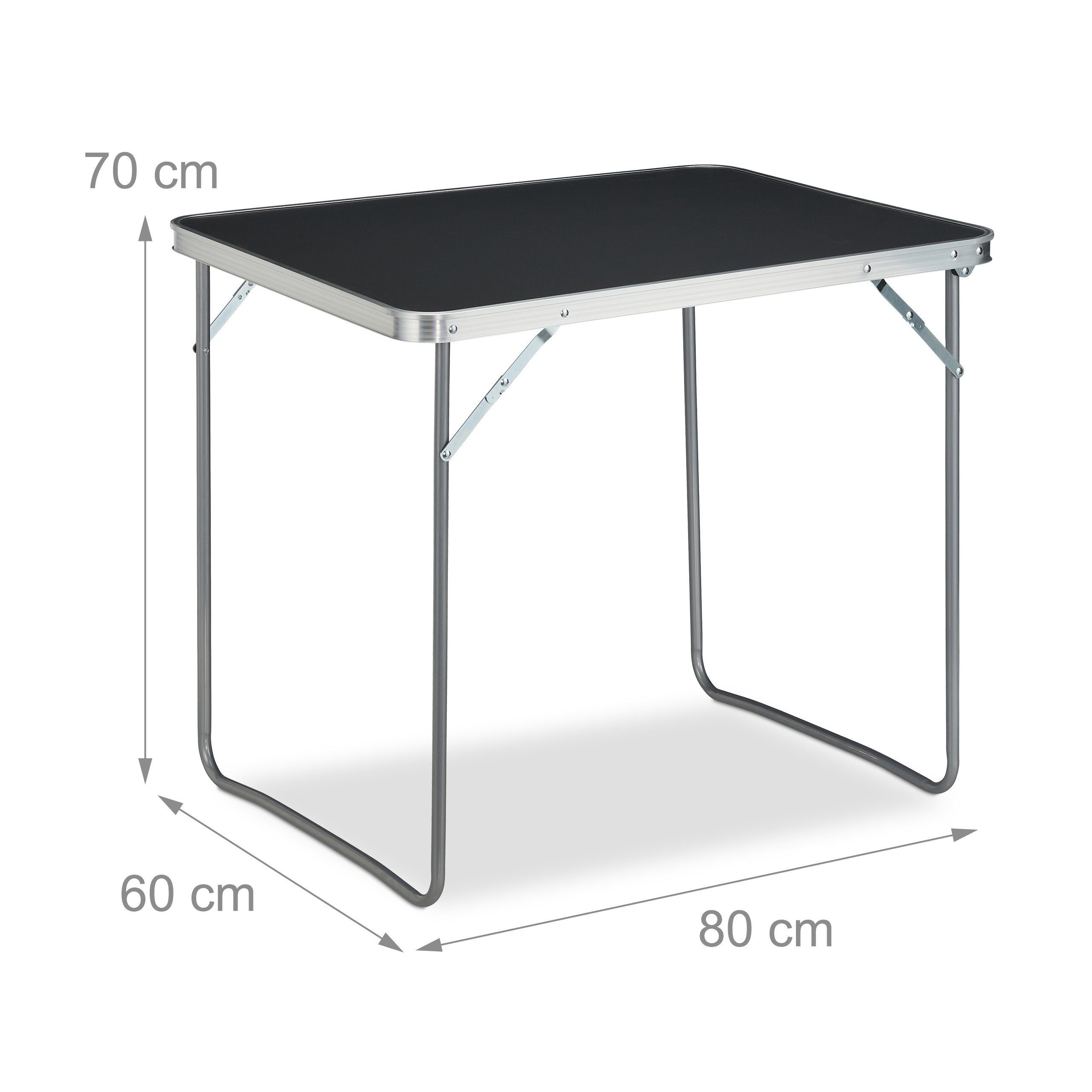 relaxdays Campingtisch Campingtisch klappbar