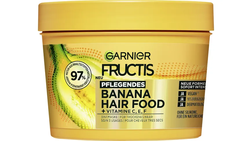 Garnier Fructis Maske Hairfood Banane 400 ml