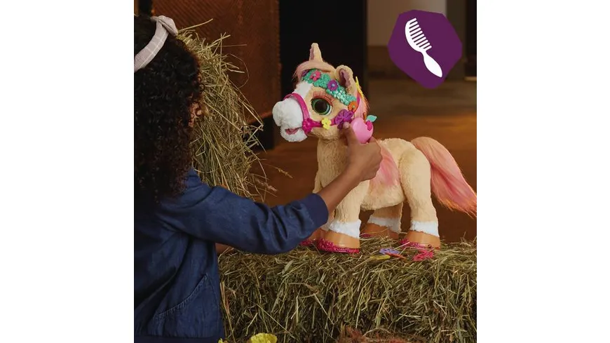 Hasbro - FurReal Friends - furReal Cinnamon, mein stylisches Pony