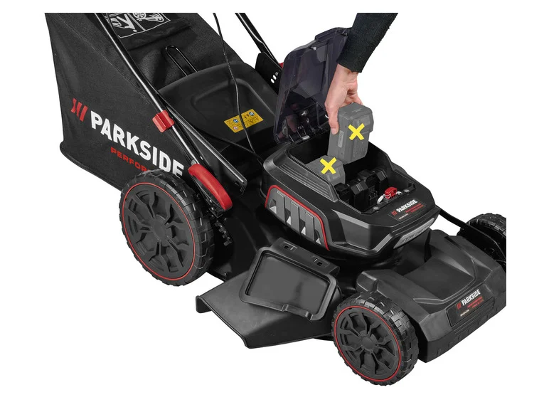 Cortador de grama sem fio PARKSIDE PERFORMANCE® PPRMA 40-Li A1, 40 V