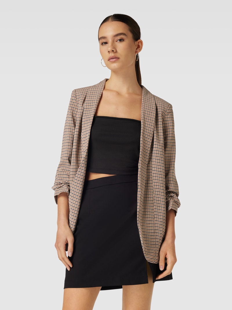 Blazer mit  Animal-Print Modell 'BOSELLA' in beige
