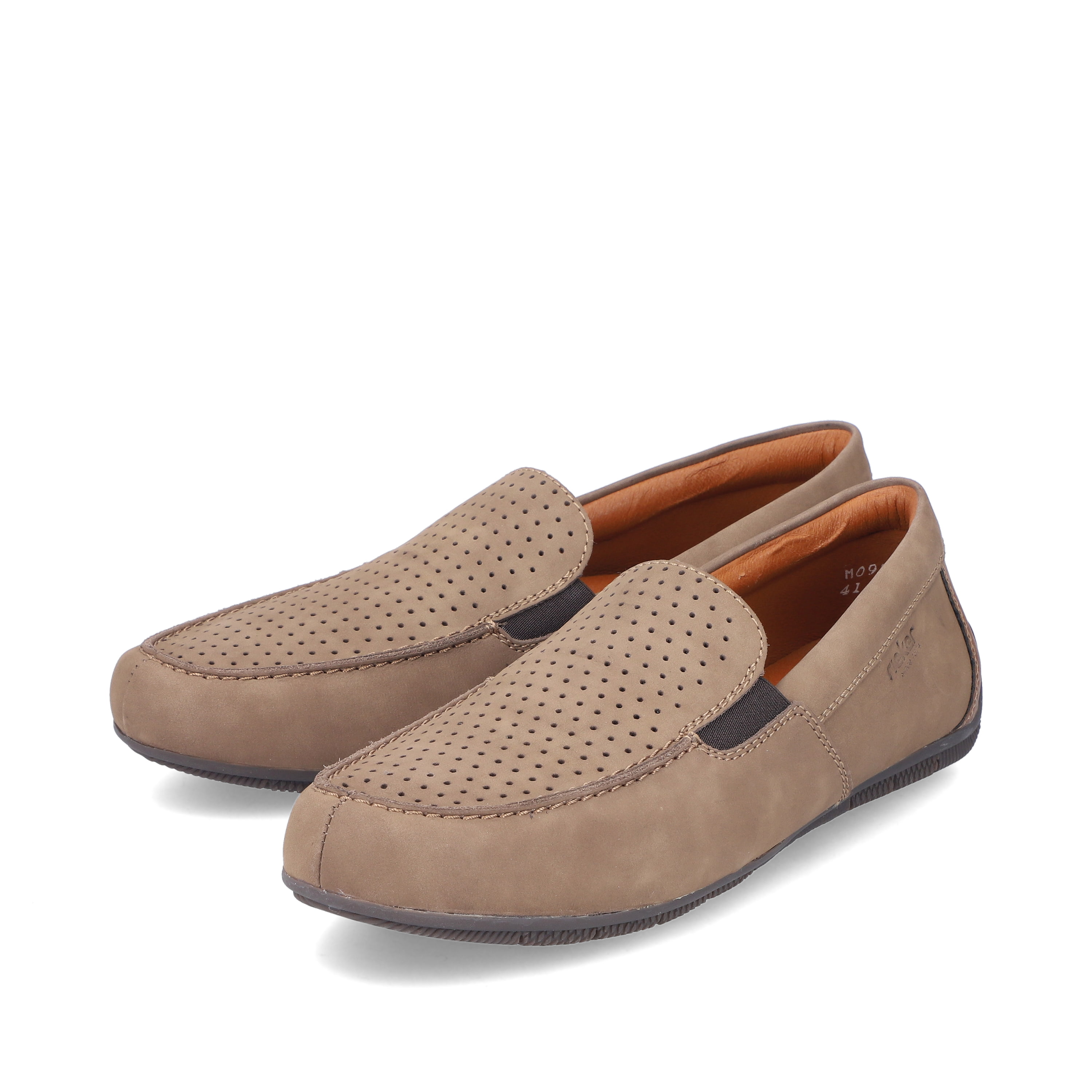 Rieker Herren Slipper zimtbraun
