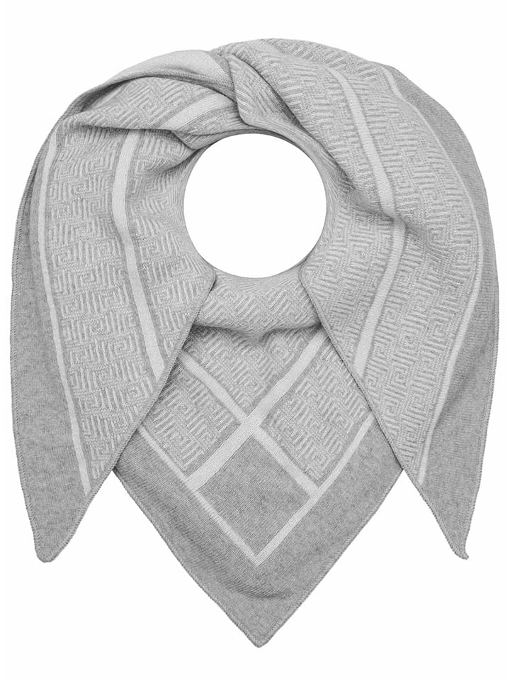 Zwillingsherz Dreieckstuch in Grau - (L)200 x (B)130 cm günstig kaufen onesize