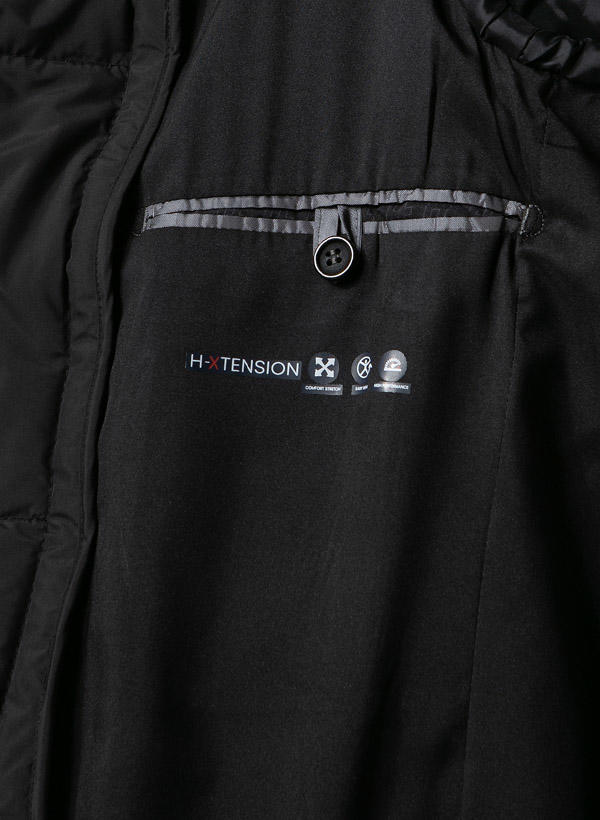 HECHTER PARIS, Sakko, Jersey, anthrazit meliert