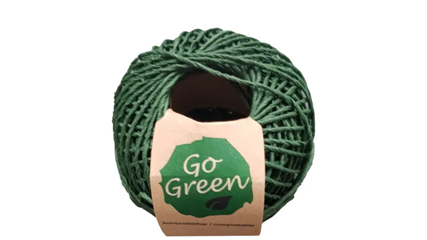 TRUBA GoGreen Cordonett Natur dunkelgrün 20 m