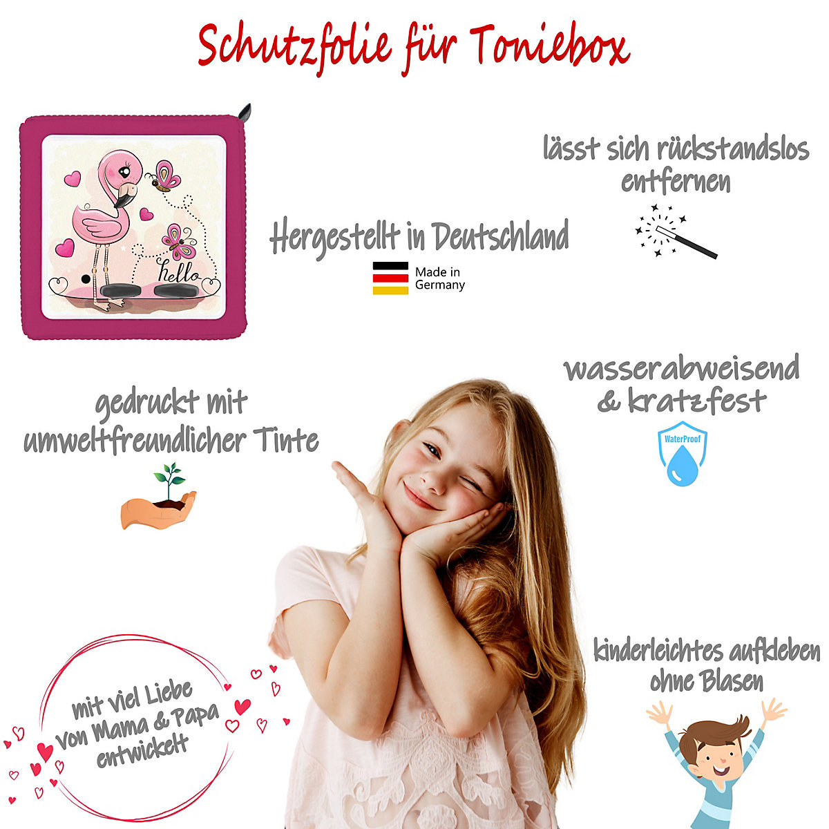 Schutzfolie für Toniebox, Dekofolie für Toniebox, Toniebox Aufkleber