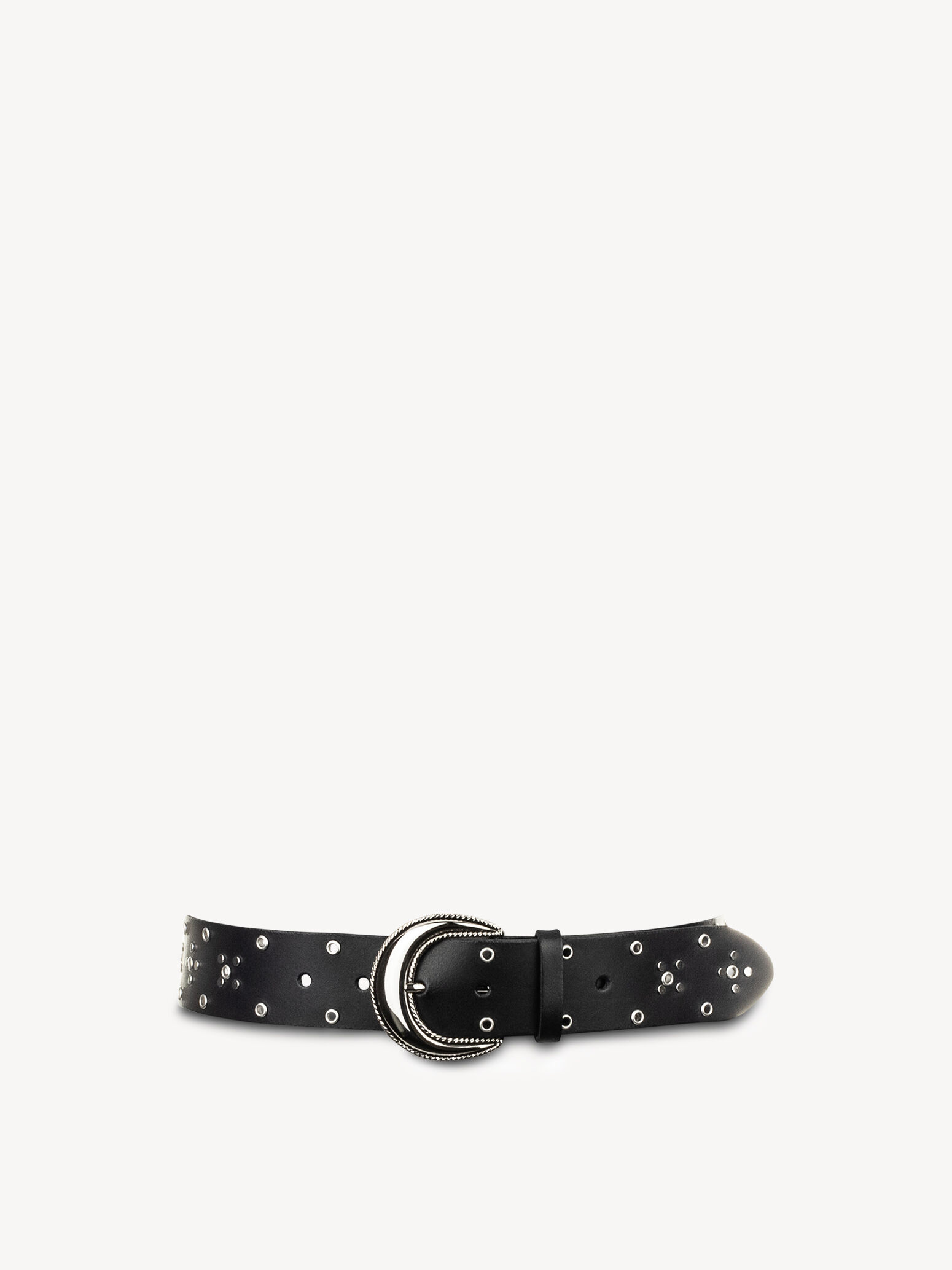 Ceinture de taille en cuir - noir