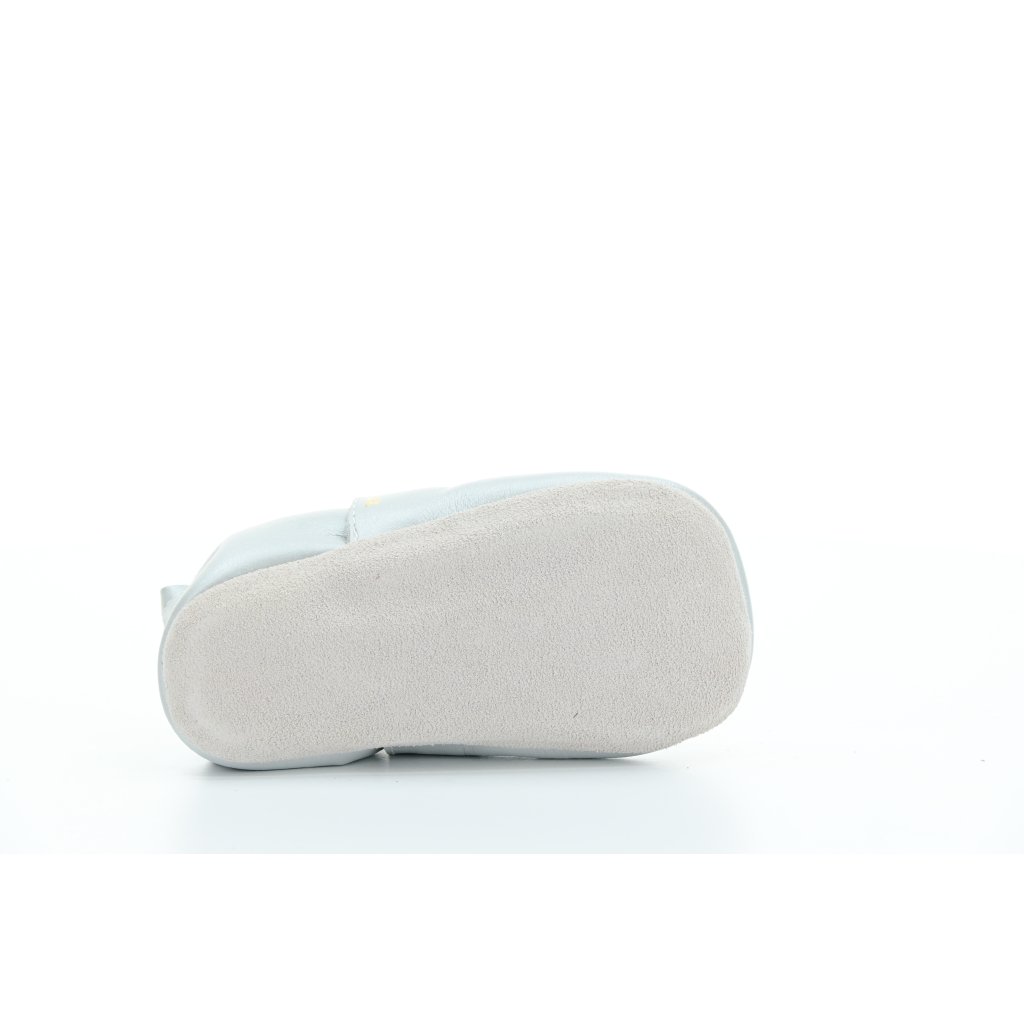 Bobux Hop Silver (Soft Sole) Krabbelschuhe