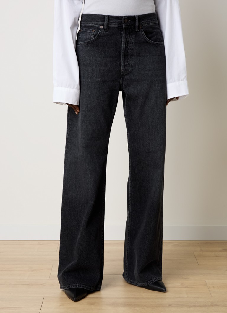 Acne Studios Vintage leveämalliset farkut värillisellä pesulla