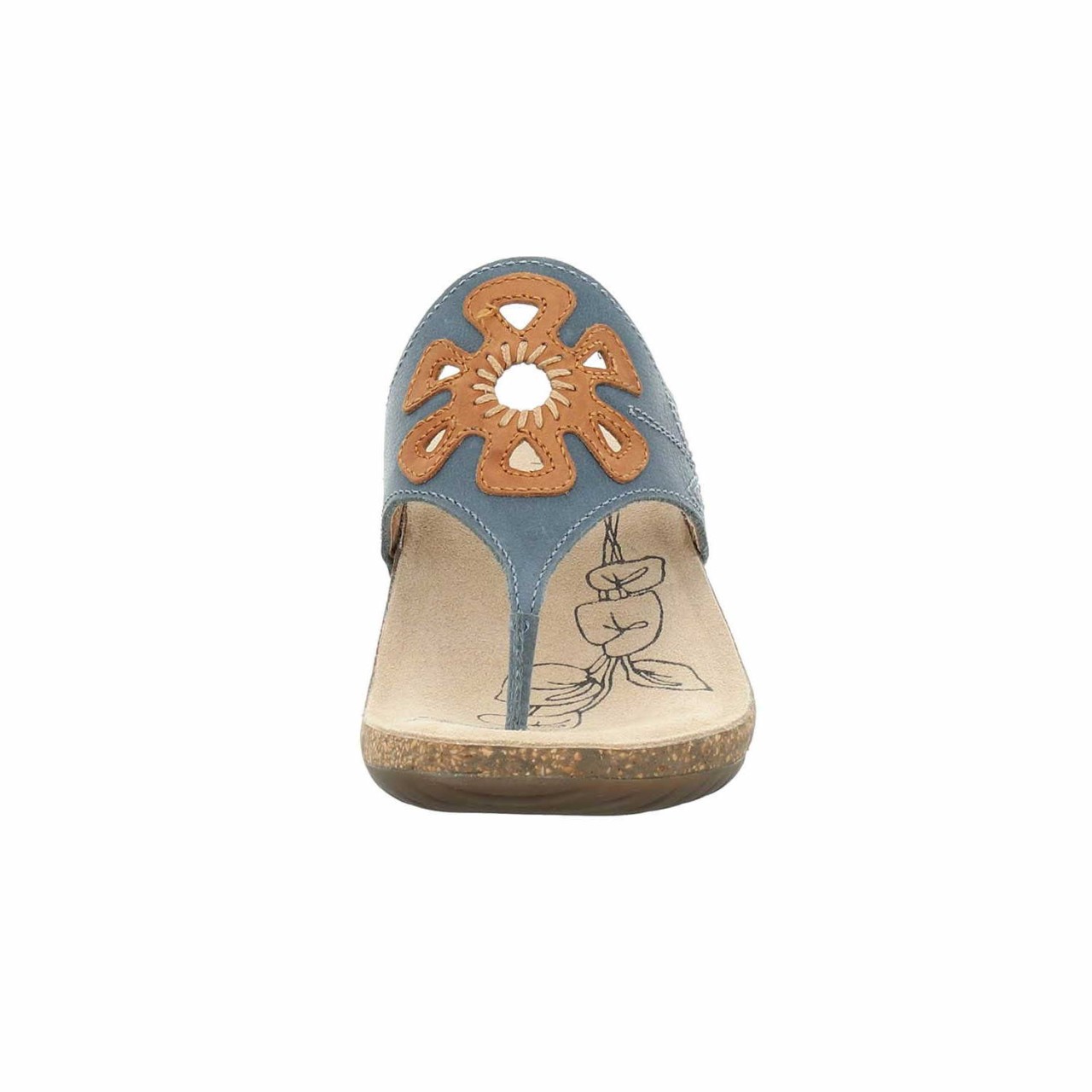 JOSEF SEIBEL Zehentrenner blau Natalya 09