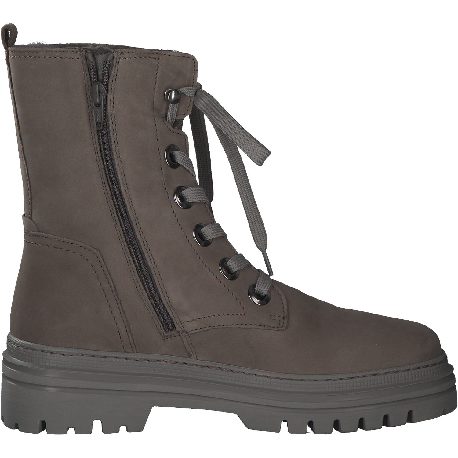 Gabor 91.721, Schnürstiefeletten, Damen, fango (fumo)