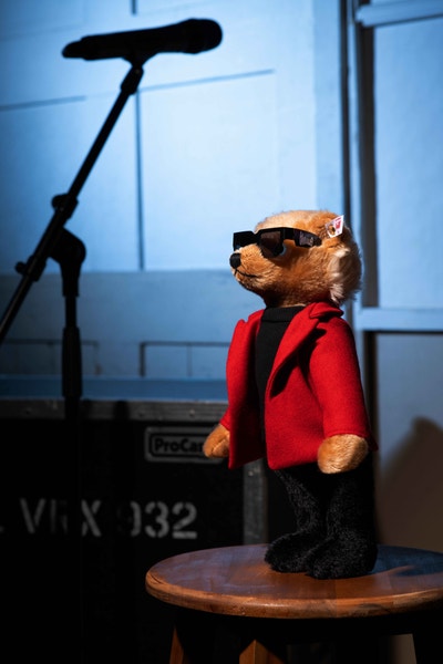 Heino Teddybär , 31 cm, mehrfarbig