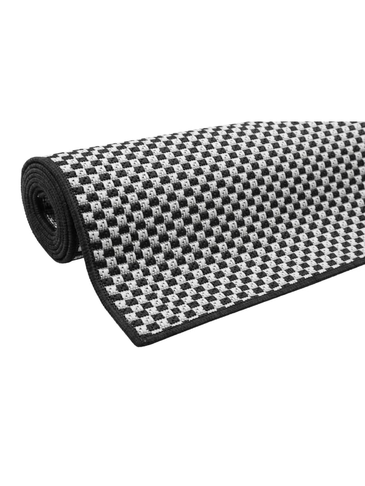 ESPRIT Outdoorteppich Raccoon in schwarz günstig kaufen