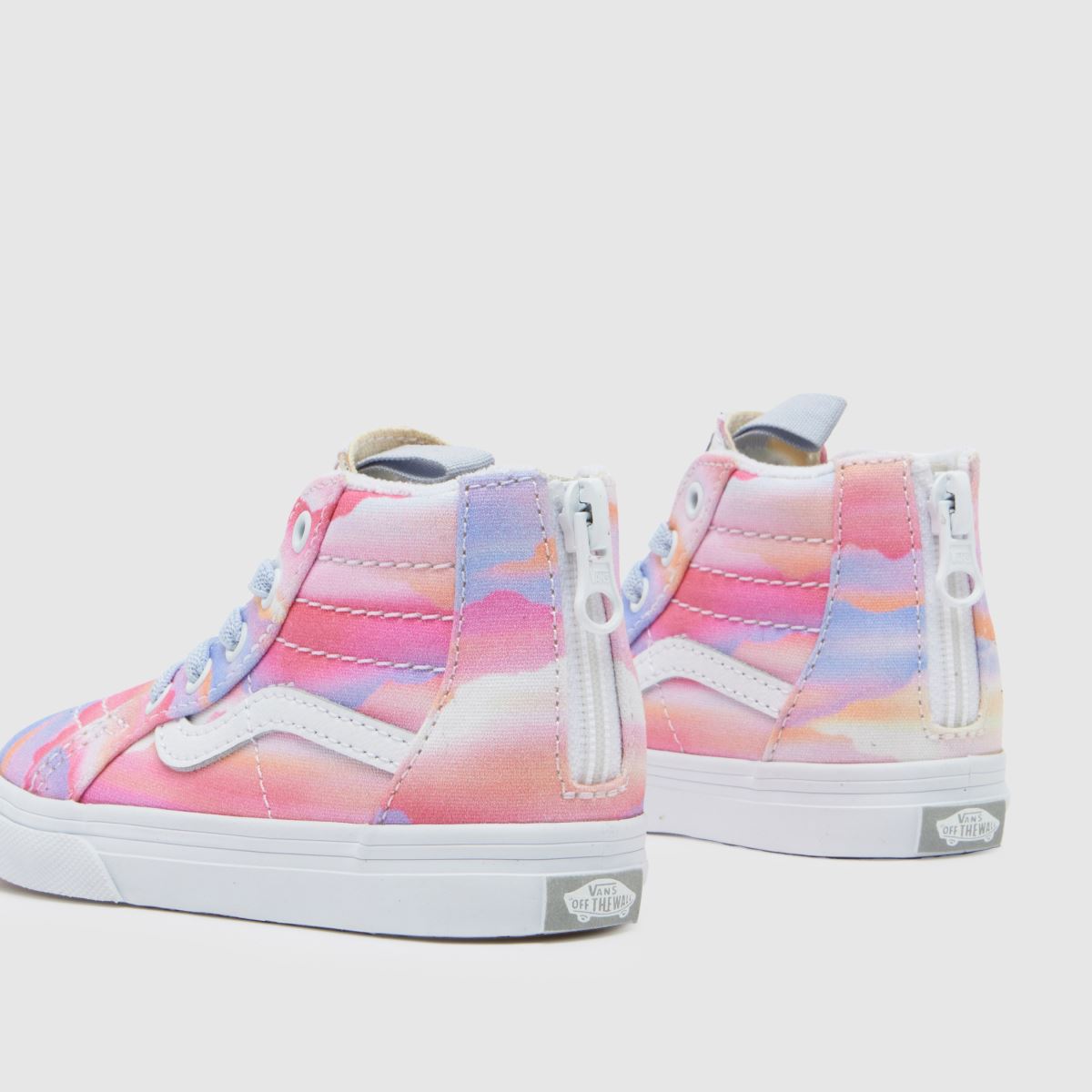 Bledo roza superge Vans Sk8-Hi Zip za deklice z zadrgo