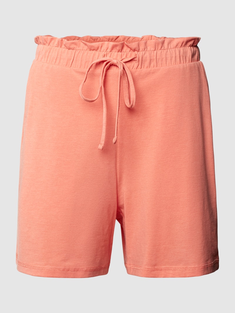 Shorts mit Tunnelzug in koralle