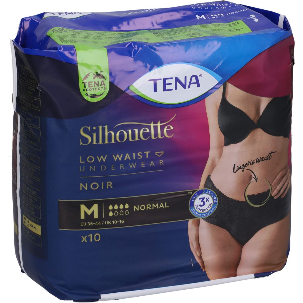 SILHOUETTE normal M noir Inkontinenz Pants