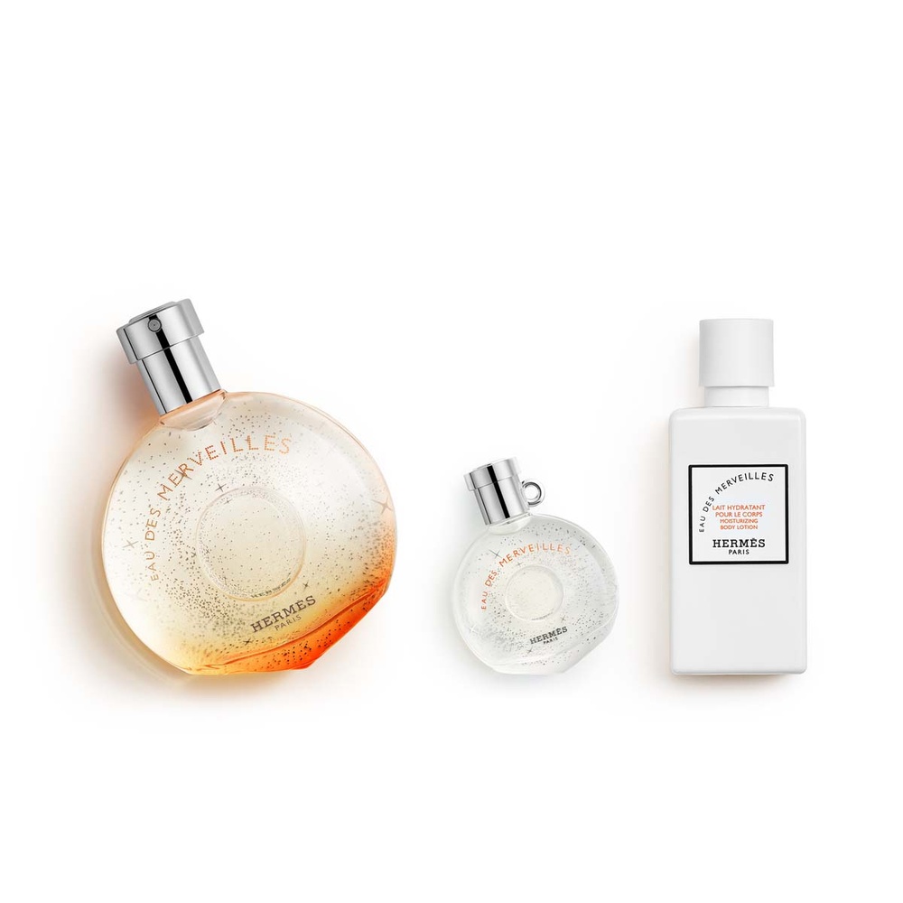 HERMÈS Eau des Merveilles Eau de Toilette 50ml+7,5ml +Lait corps 40ml FRAGANCES