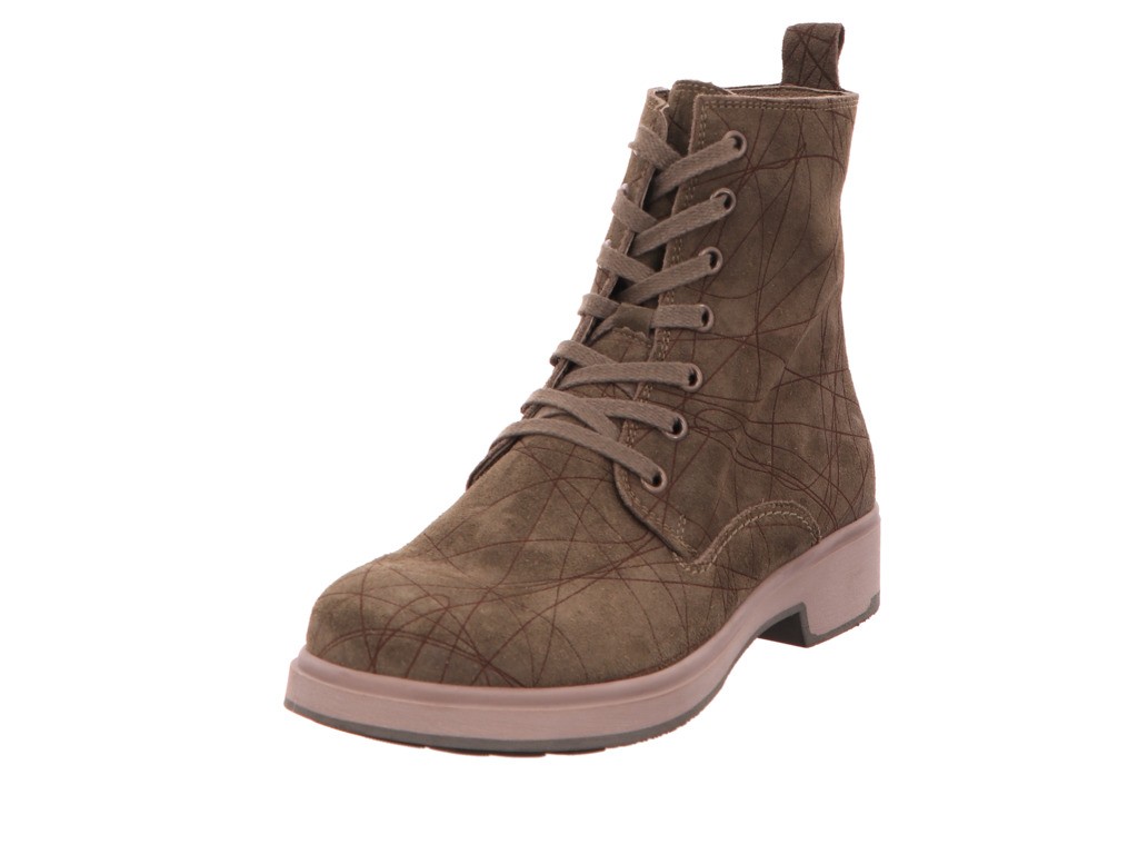 THINK Schnür-Stiefeletten grün 3-000406