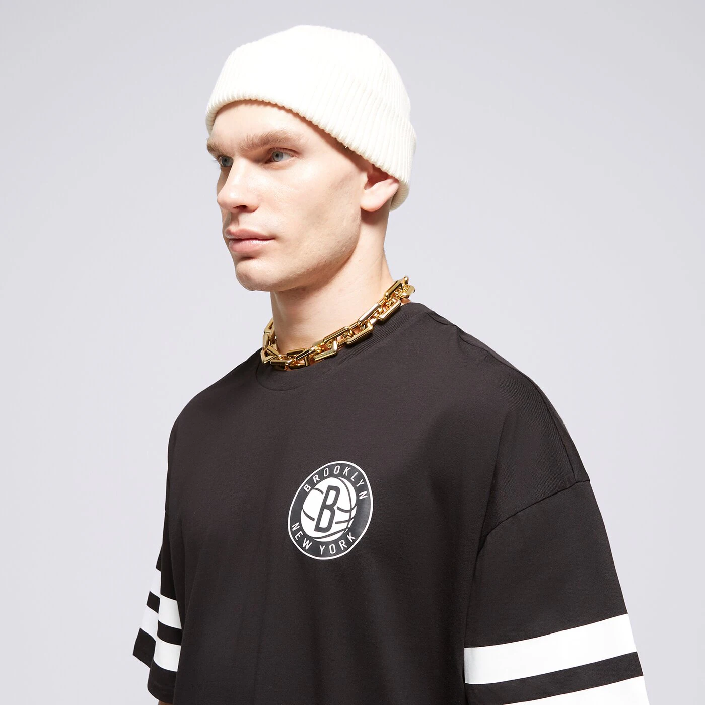 NEW ERA T-SHIRT NBA ARCH OS NETS BROOKLYN NETS Schwarz