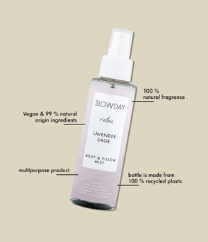 SLOWDAY Relax Lavender & Sage Körperspray-100 ml