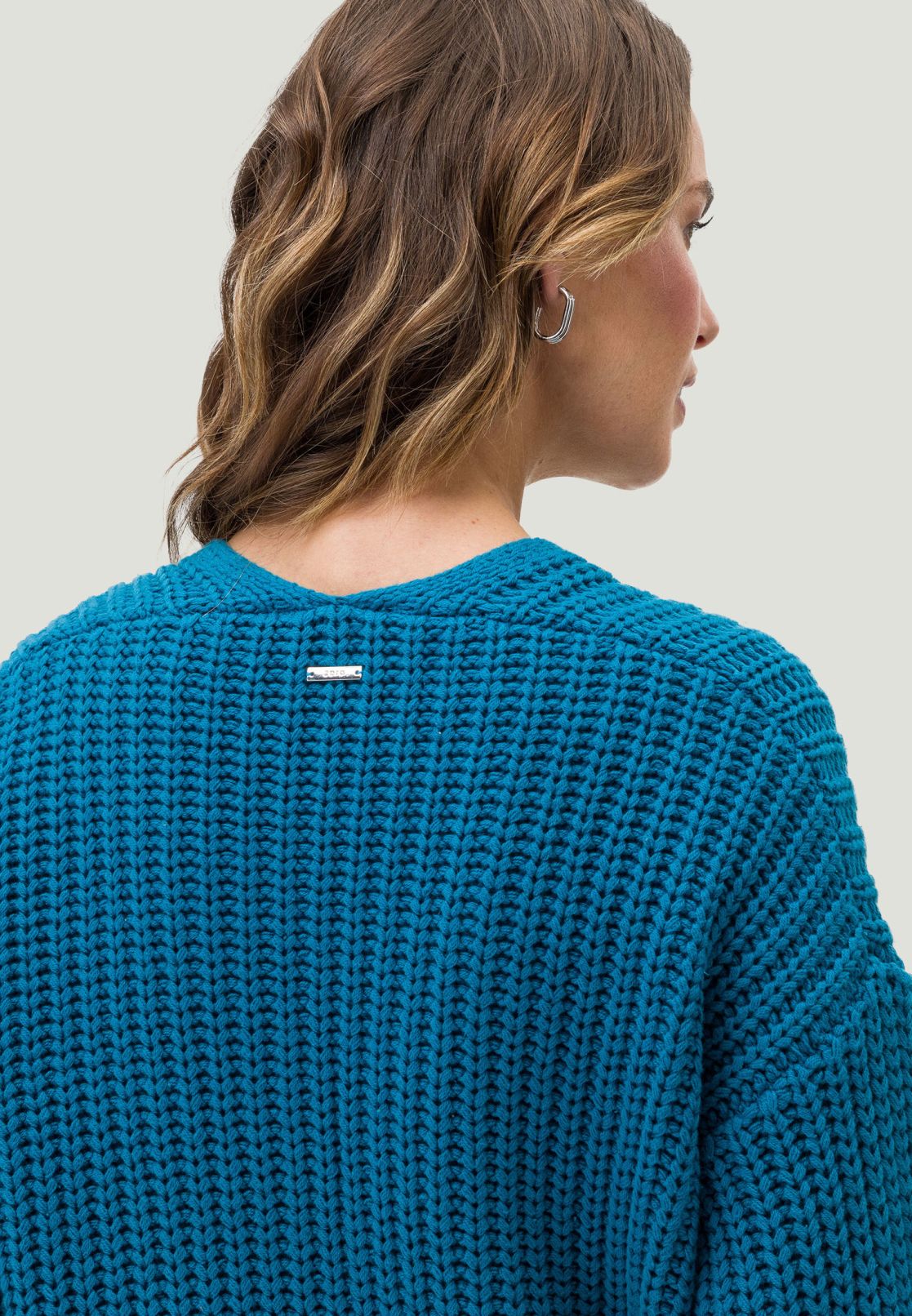 Strickjacke kurz Grobstrick