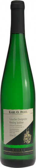 2017 Graacher Domprobst Riesling Spätlese halbtrocken - Weingut Karl O. Pohl