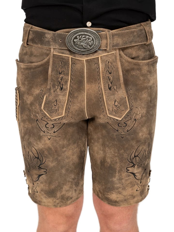 MADDOX Lederhose URGSEE in hellbraun günstig kaufen