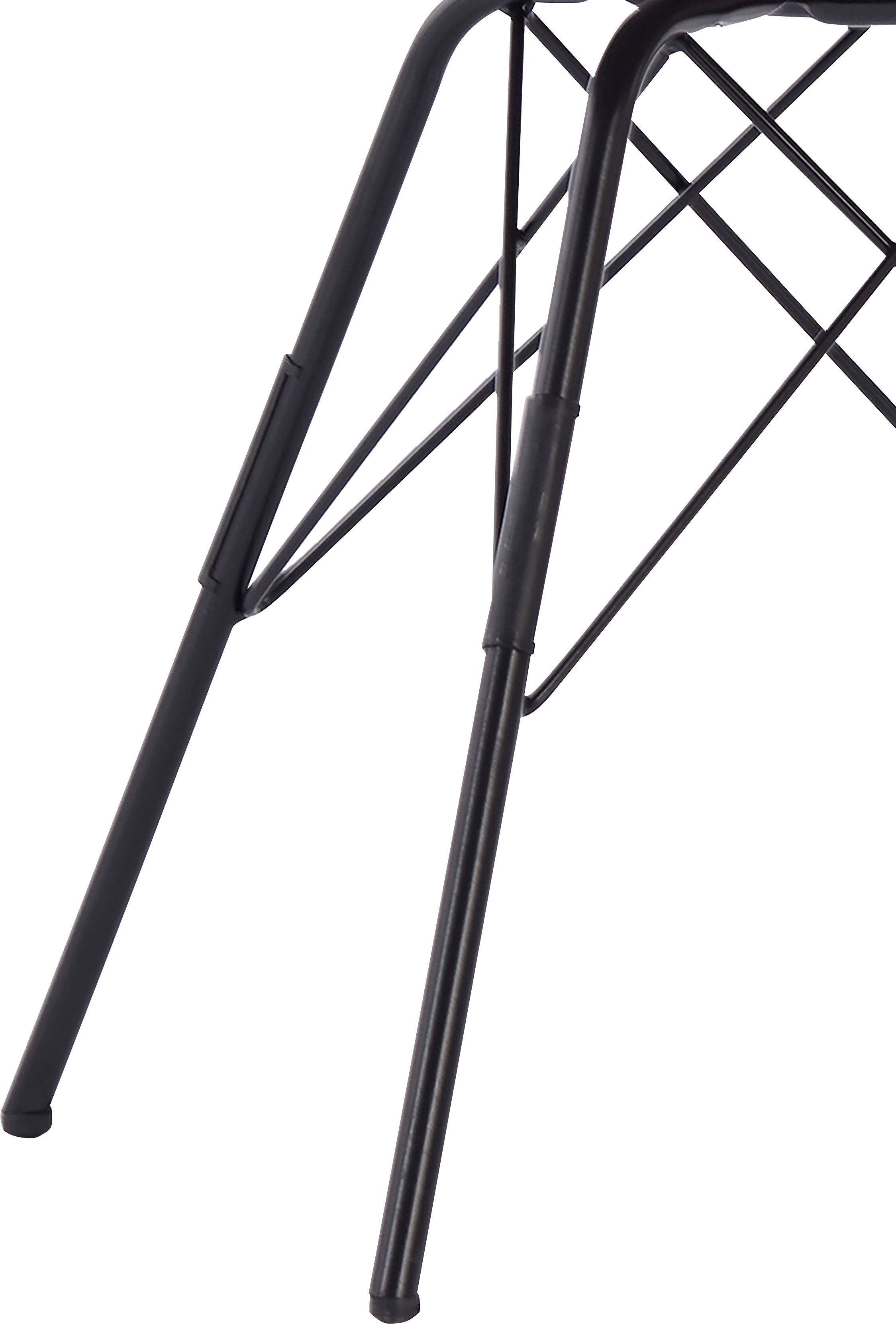 Homexperts Esszimmerstuhl Ursel 02 (Set, 2 St), Sitzschale mit Bezug in Samt