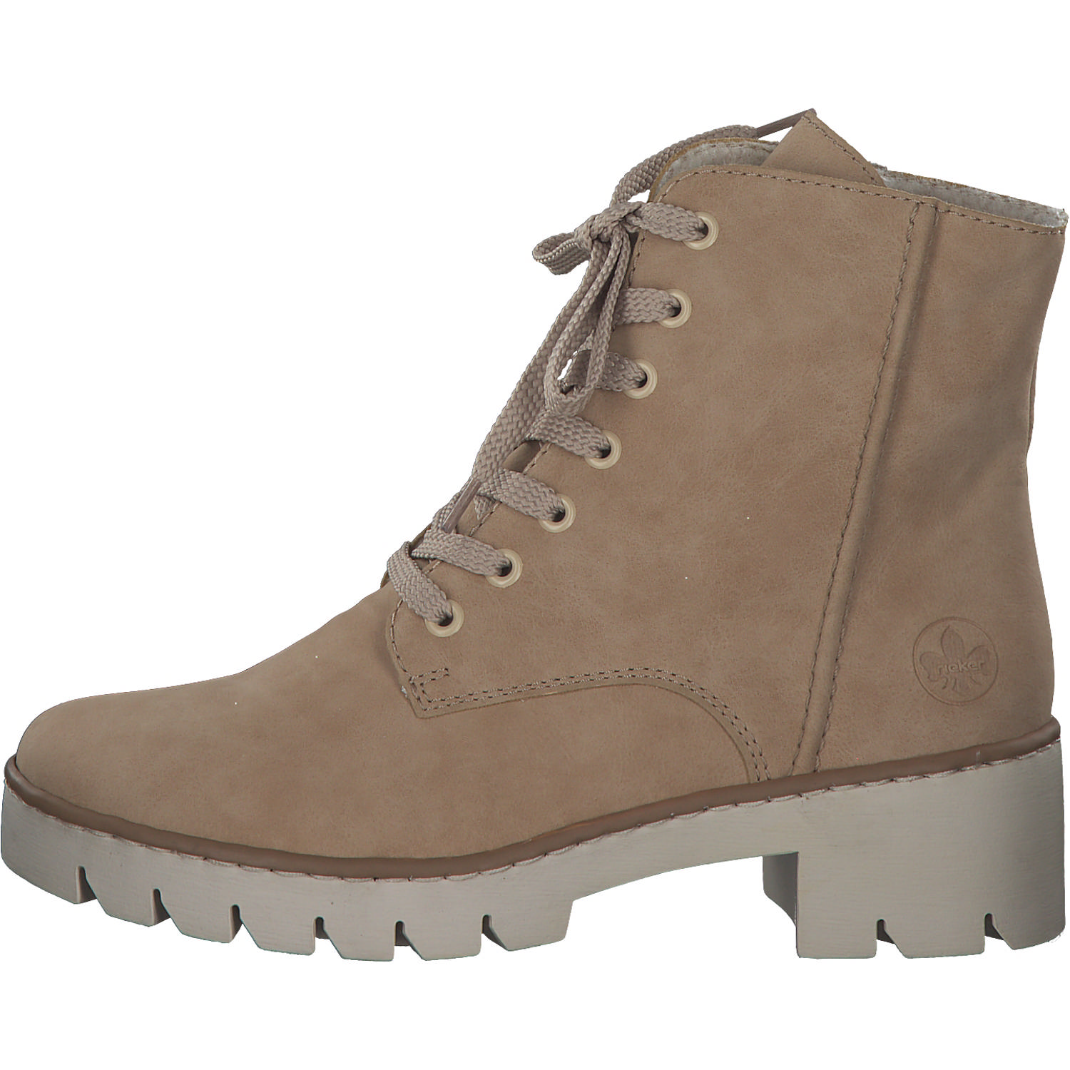 Rieker X5702, Stiefeletten, Damen, Beige (marble)