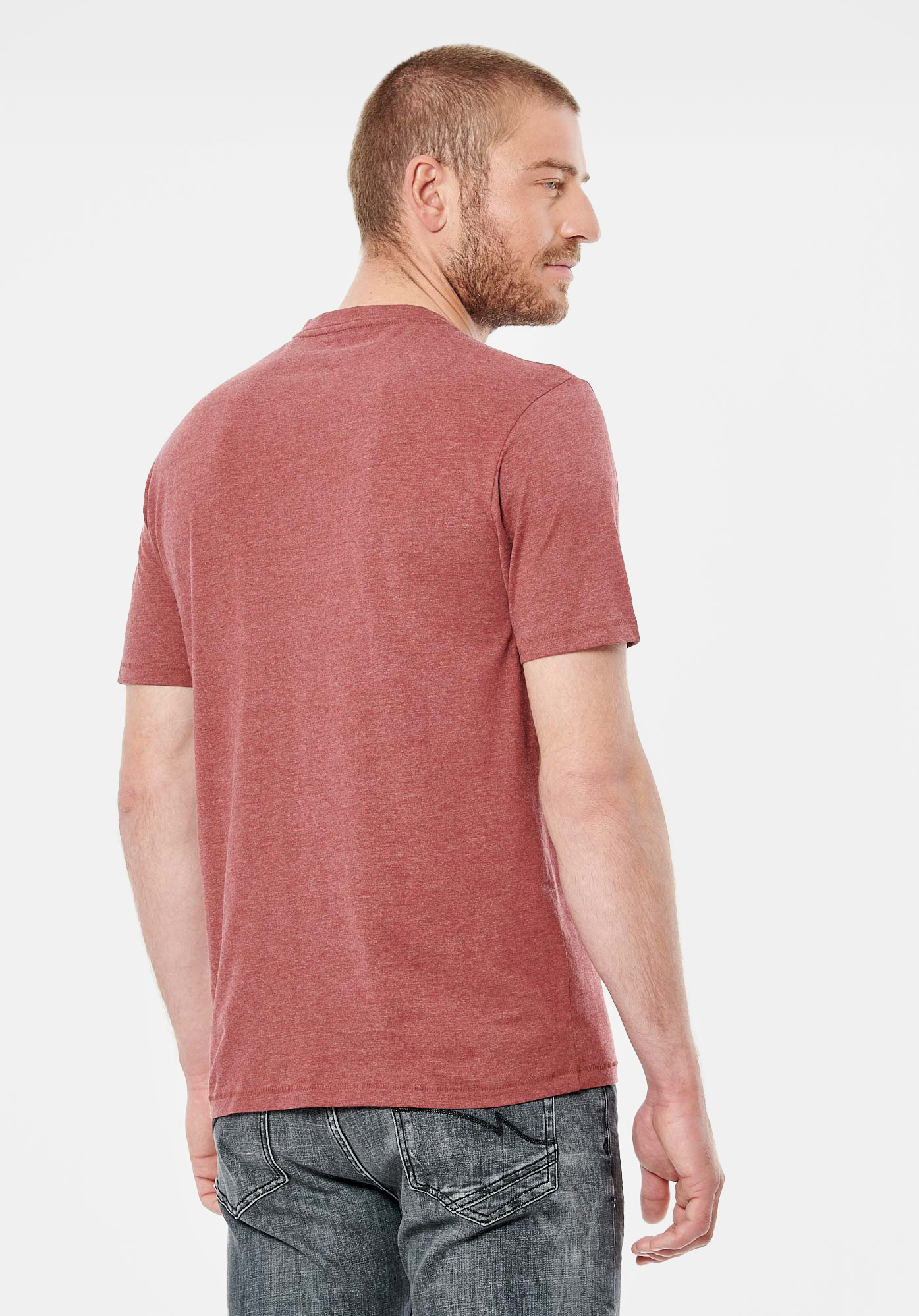 PACCO  T-shirt bordeaux homme