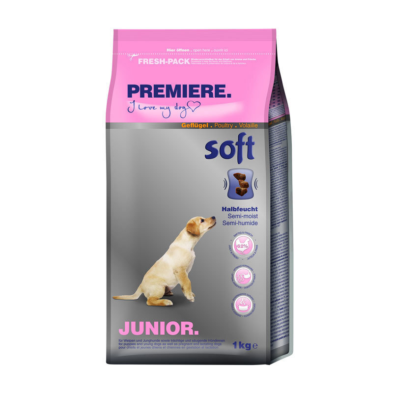 PREMIERE Hundetrockenfutter PREMIERE Soft Junior 1 kg