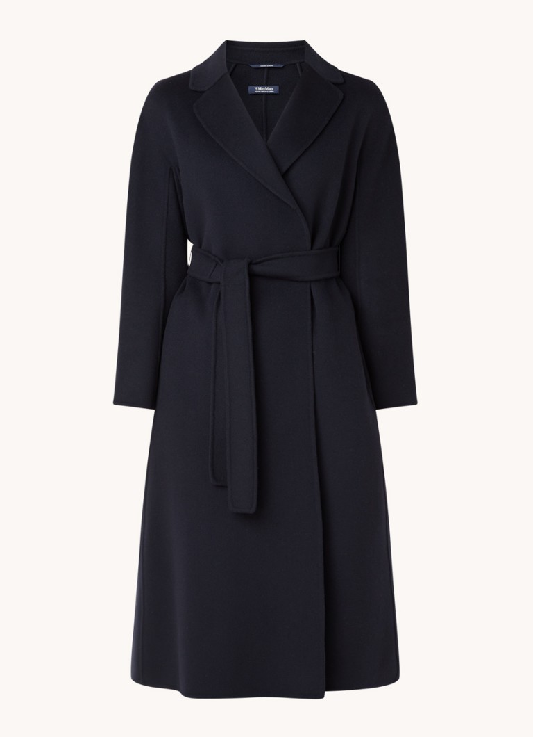 MaxMara Esturia vuneni kaput s remenom za vezanje