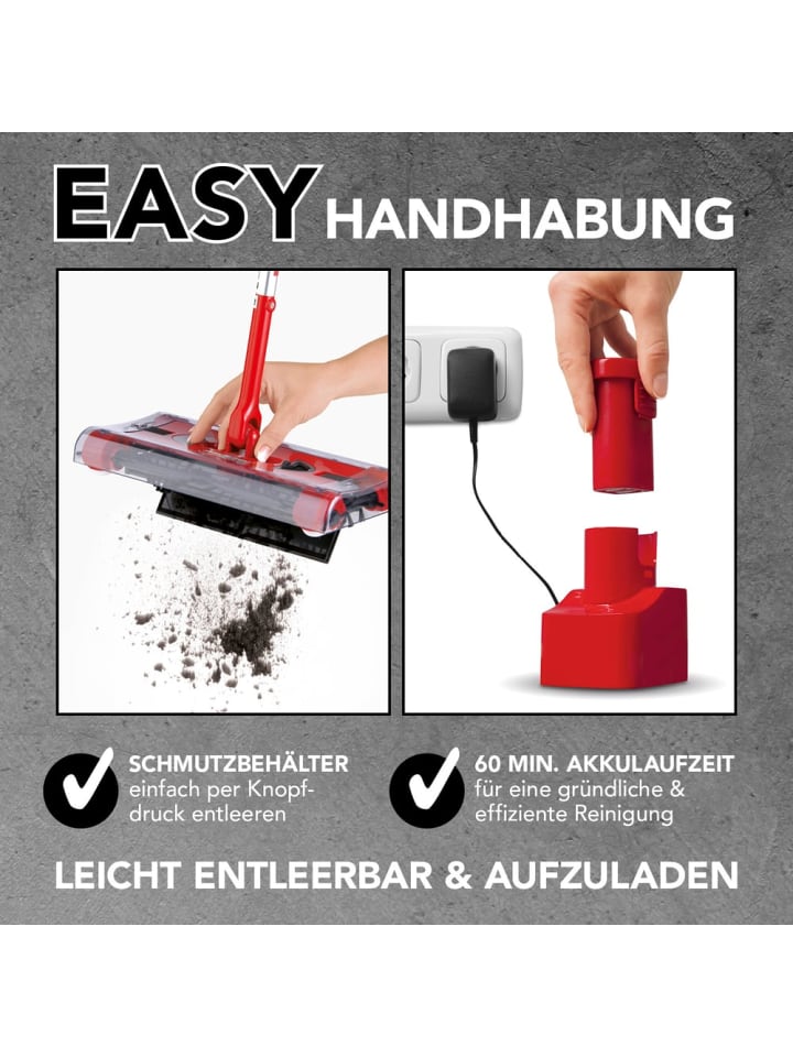 Swivel Sweeper Akku-Besen Swivel Sweeper G2 - kabellos und wiederaufladbar - rot günstig kaufen onesize